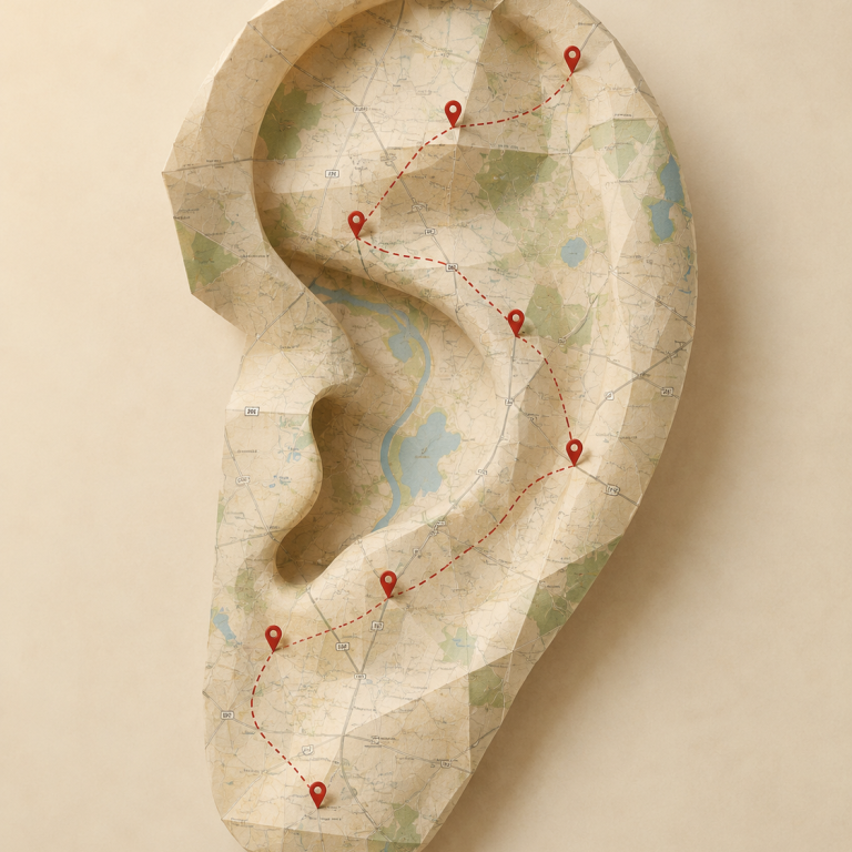 Ear Map for Mobile Wax Removal in Dorset